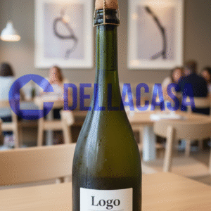 VINO SPUMANTE EXTRA DRY MILLESIMATO - Vino Della Casa Personalizzato con Etichetta Brandizzata VETRO 75Cl