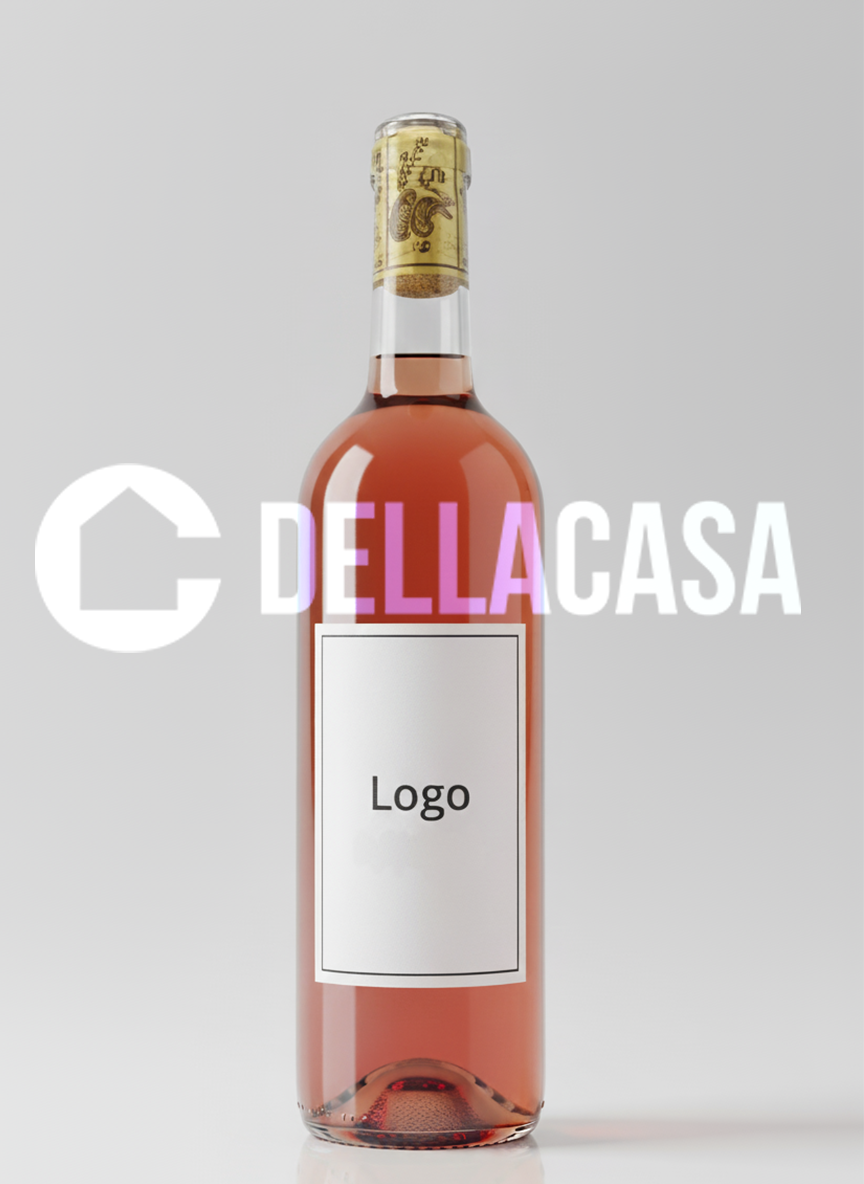 BARDOLINO CHIARETTO DOC - Vino Rosa Della Casa Personalizzato con Etichetta Brandizzata VETRO 75cl - immagine 2