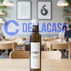 OLIO AROMATIZZATO - Olio Della Casa Personalizzato con Etichetta Brandizzata Vetro 10cl