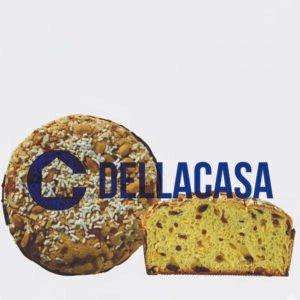 Panettone Classico Mandorlato (senza lattosio) in cellophane neutro 750gr