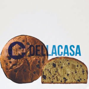 Panettone con Frutti di Bosco Interi (senza lattosio) in cellophane neutro 750gr