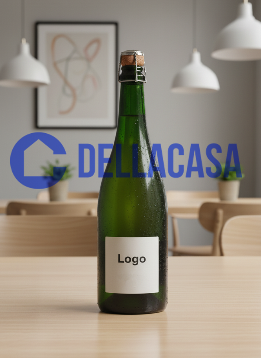 METODO CLASSIVO CUVEE - Vino Della Casa Personalizzato con Etichetta Brandizzata VETRO 75Cl
