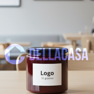 CONFETTURA DI FRAGOLA - Della Casa Personalizzata con Etichetta Brandizzata Vetro 30gr