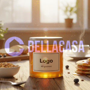 MIELE DI MILLEFIORI DI MAREMMA - Della Casa Personalizzato con Etichetta Brandizzata Vetro 40gr