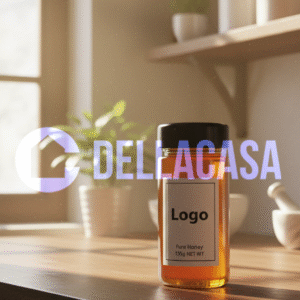 MIELE DI MILLEFIORI DI MAREMMA - Della Casa Personalizzato con Etichetta Brandizzata Vetro 135gr