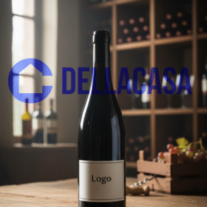 EMILIA LAMBRUSCO VINO ROSSO FRIZZANTE IGT - Vino Rosso Della Casa Personalizzato con Etichetta Brandizzata VETRO 75cl