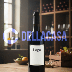 BARBERA D'ALBA DOC - Vino Rosso Della Casa Personalizzato con Etichetta Brandizzata VETRO 75cl