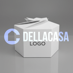 Astuccio con chiusura a fiore personalizzabile al 100% in quadricromia su tutti i lati